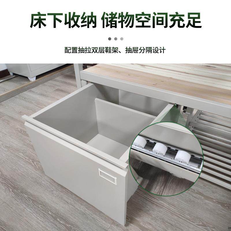 214款SCG0制制式双层床上下铺具床制式电脑桌学钢习桌学习椅内营