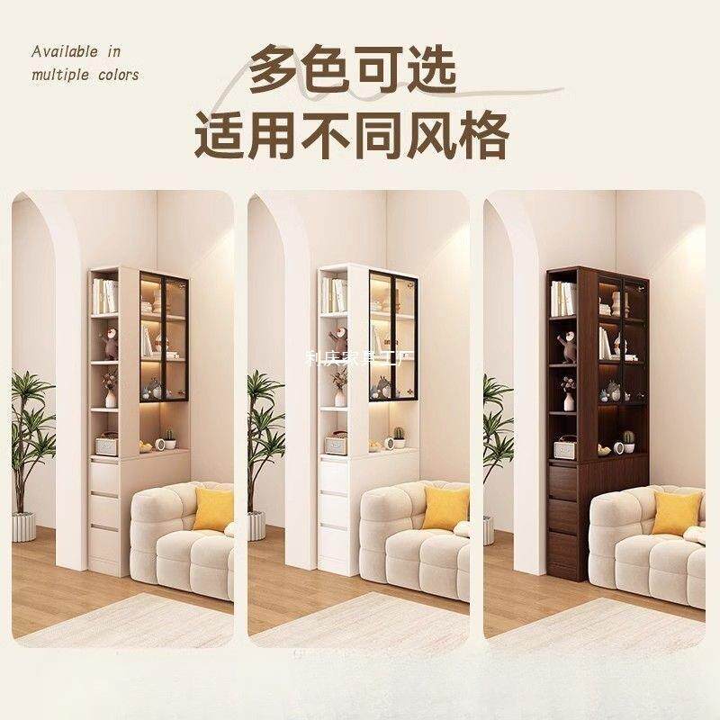 实木沙发边柜客厅转32818角收窄柜书侧柜边缝置物柜家用卧室纳储