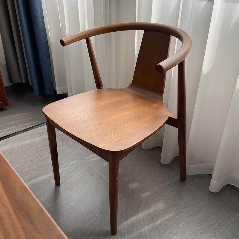桃Y椅全实木圈椅新中式茶现代简约单师人靠背围IRV椅圆椅太椅子胡