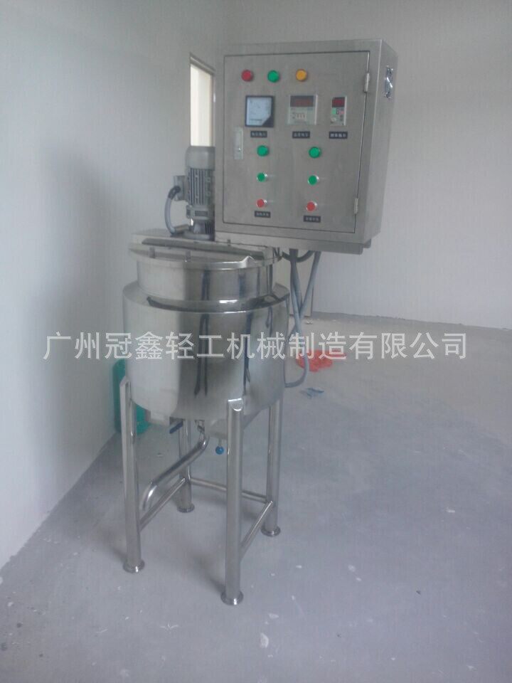 电加热搅拌罐不锈钢混合罐带加热调配罐加热搅拌罐反应搅拌罐