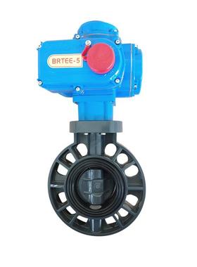 供应UPVC电动蝶阀EPDM简单开关型 DN80 638元一台