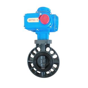 一台 638元 供应UPVC电动蝶阀EPDM简单开关型 DN80