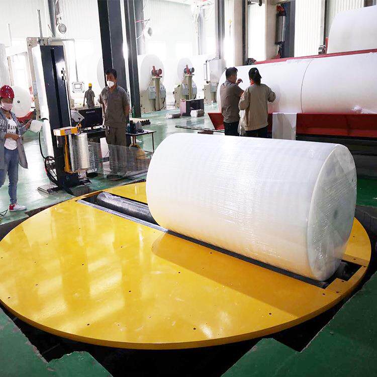 圆筒纸缠绕包装机YP2000F无纺布缠膜打包机供应二次元缠绕裹包机