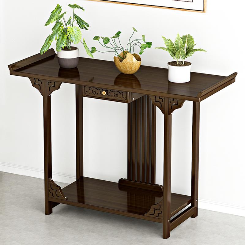 Y*中式玄关桌订婚桌案几复古桌婚庆长条桌子靠墙端景台简约供桌香