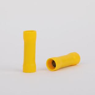 PVC端B全绝ULO缘间子V系列长型全绝缘中接头端子冷压接线中接端头