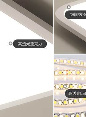 超薄灯具全屋用套餐组合简现代约客厅灯大家气支持智MID能吸顶灯
