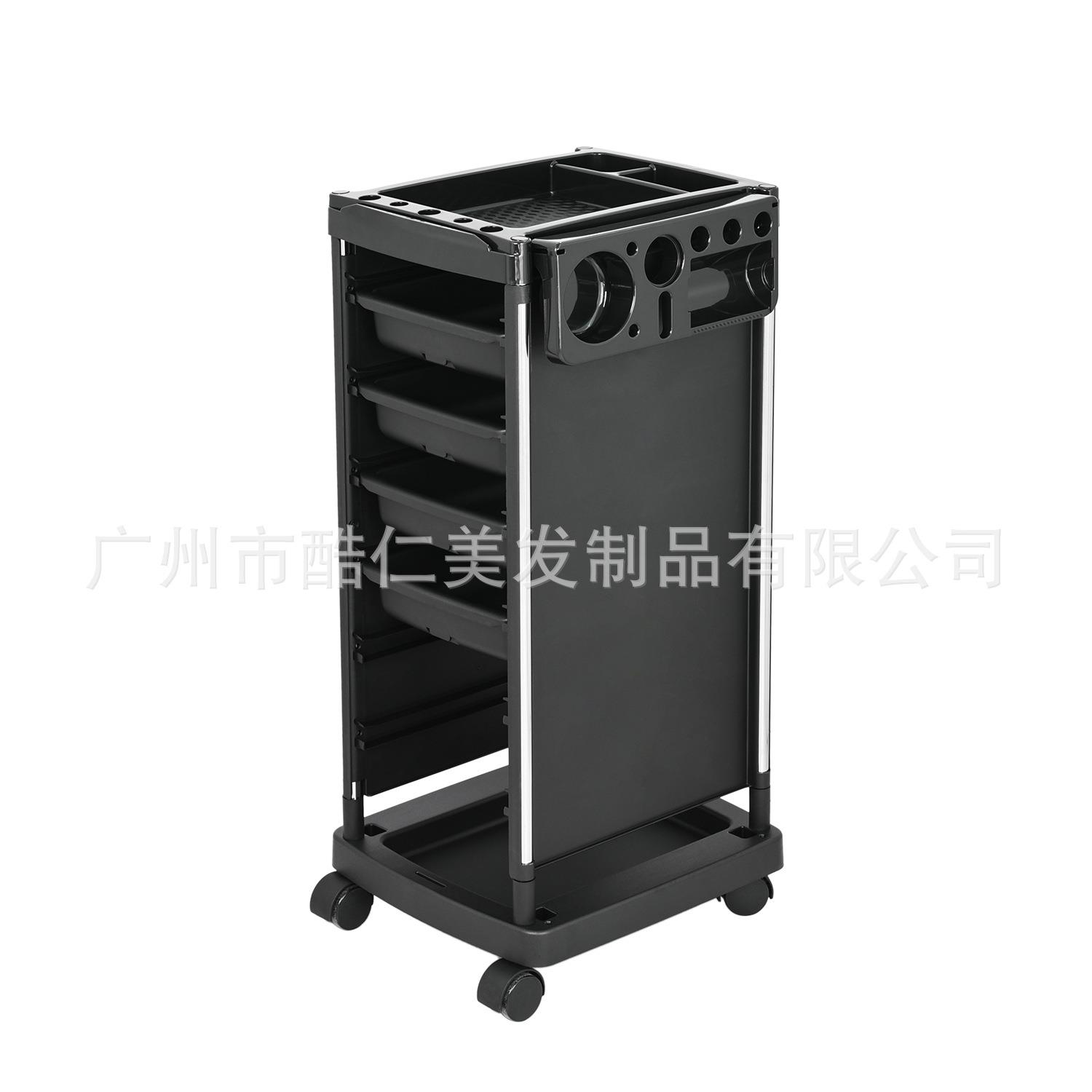 拉美发工具手推车带抽屉沙龙推车新款抽型顶部侧SQA工板专业廊发