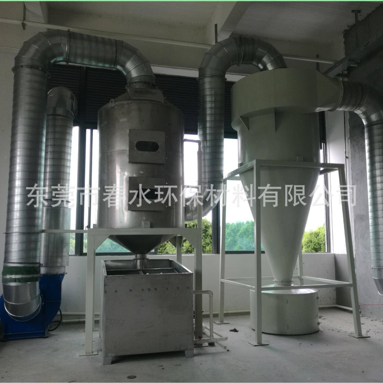 UJH管道抛除尘器厂家干二合湿一光吸尘器抛打磨光水膜除尘设备