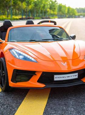 跨超大号双人bc座科尔维特仿真跑车儿童玩具四轮汽车PEA童车境iga