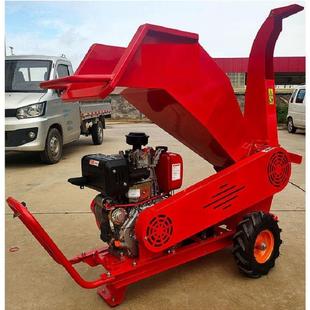 大力马秸秆木材枝条果6014枝柴机油碎木可移动汽油碎枝机碎电动粉