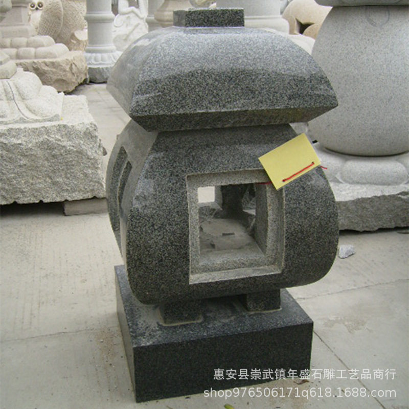 中式仿古户外庭院落地石灯笼