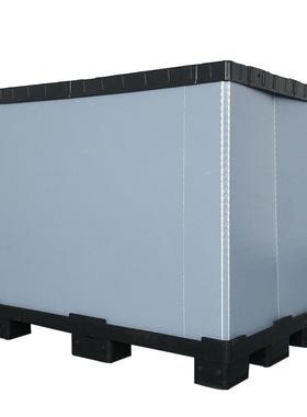 箱201200x8000x800注塑九脚围板汽车零周转件箱1塑料折叠围板箱