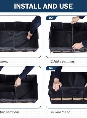 亚马SPC逊汽车收纳可折箱叠储箱车载整理箱箱置物后备箱跨物境电