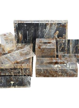 酒店洗漱用品托大理32765石纳套装牙具盒宾馆民宿盒客房洗手收台