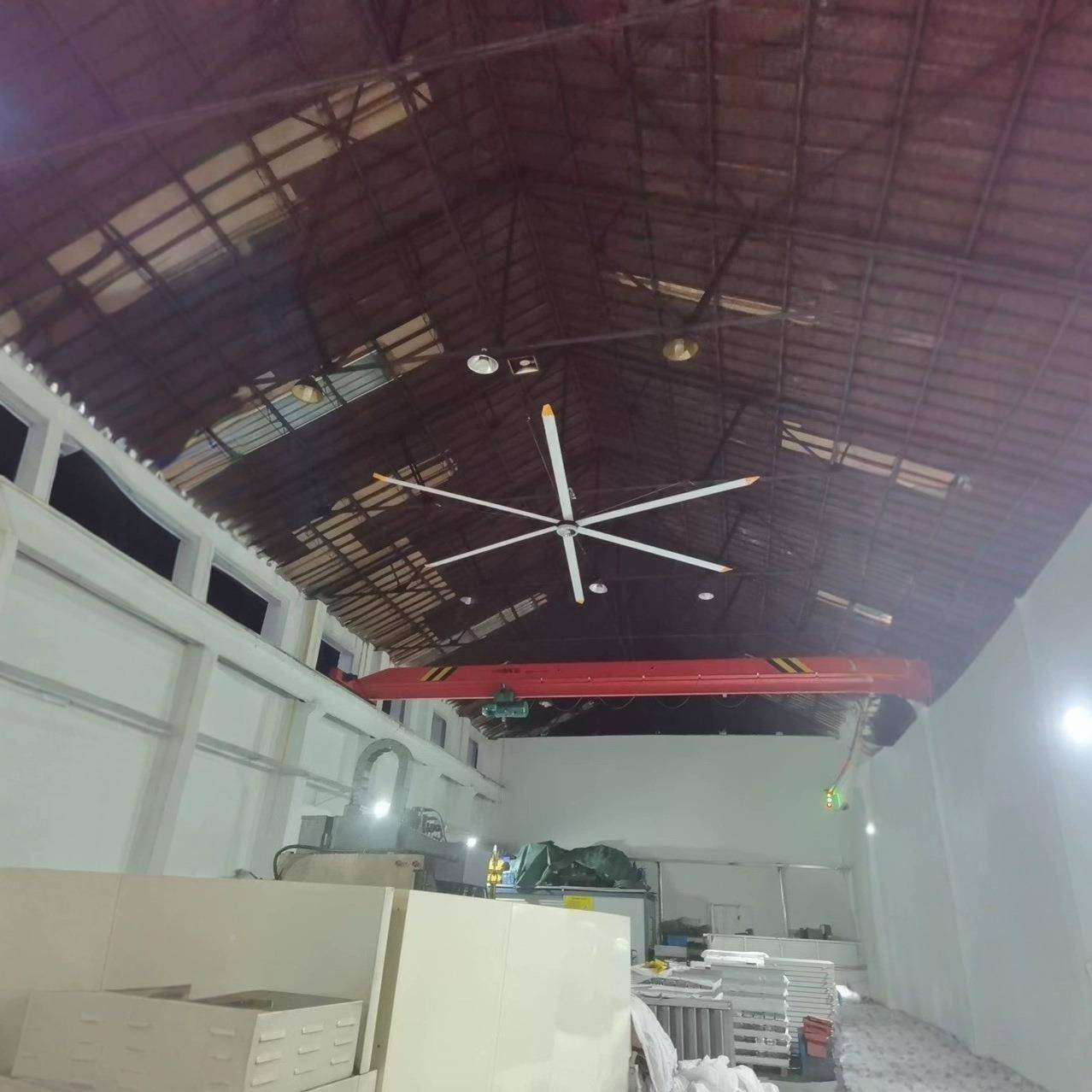 沃全国丹装永磁工业吊扇用于车间体育馆展安XDW-2400厅仓库通风