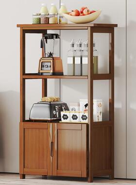 餐边柜现代简约酒茶水柜竹家木用客厅茶边柜靠柜墙置物86420储物