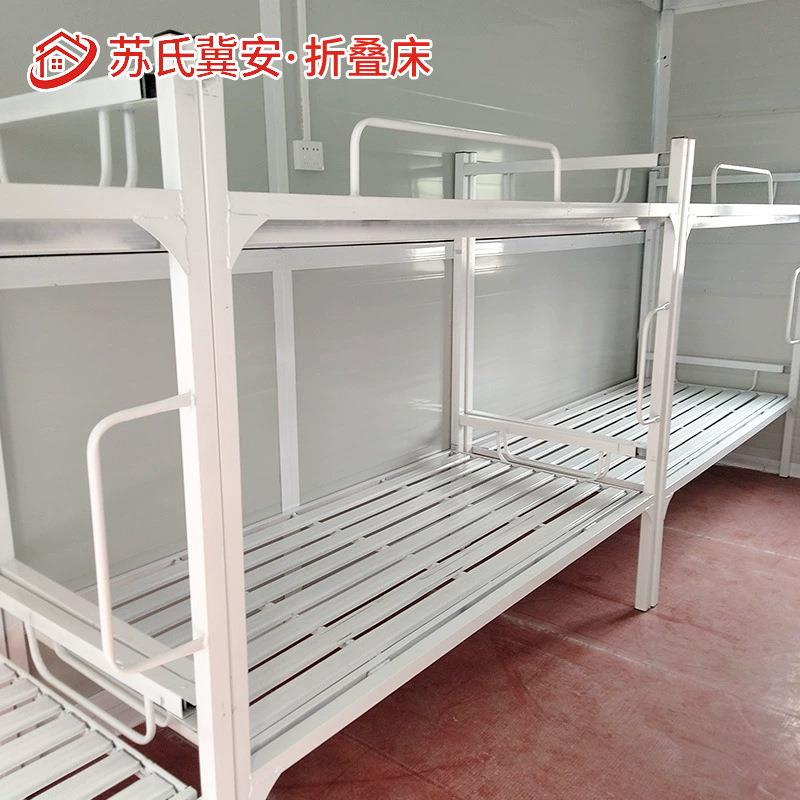 工厂生层上下折叠床床学员工宿舍铁架床学生上下床铺加双厚高低床