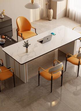 ZJN岩2板茶茶桌茶台椅组合几办公室茶茶台桌烧水壶一体泡桌204款