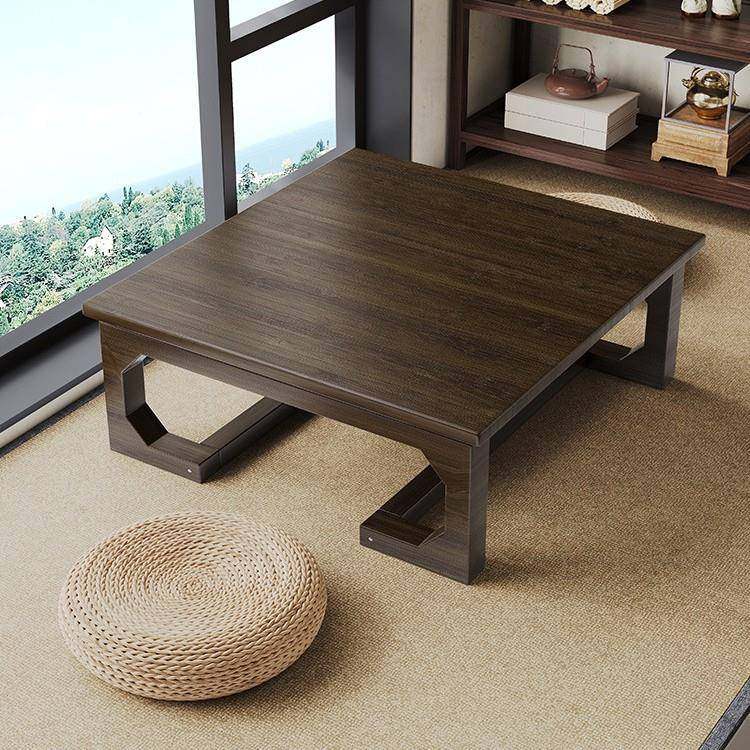 楠卧地坐地矮中式竹实木桌小茶几炕用桌飘窗桌子OEL家榻榻米桌子