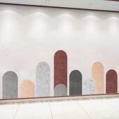 幼儿园毛毡板彩墙贴软人木板掌色创意仙毛毡墙裙主OML题墙墙壁装