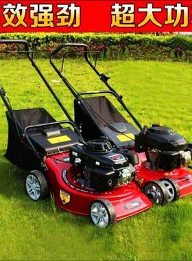 18807坪0型油力动便携式割草机手推式草修剪机自汽走式推草机