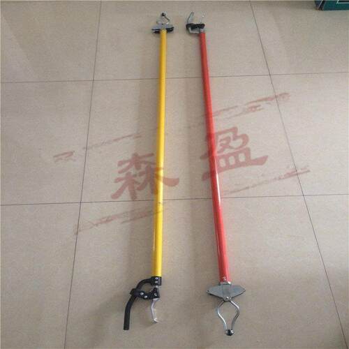 铁路伸缩式拾物钳柄绝缘高垃圾钳接触网压手式捡握拾SJT器高压长