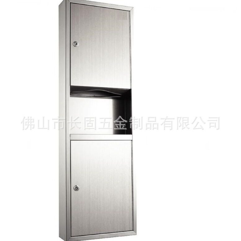 304不锈钢纸巾箱带桶二合一
