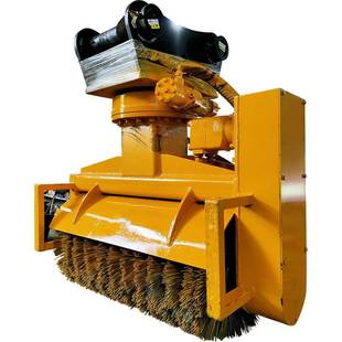 挖掘机扫雪机 挖机毛刷式除雪机 钩机扫雪除雪设备 路面清扫机