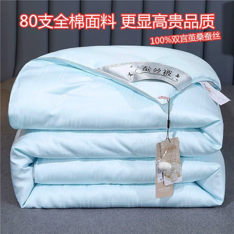 桐乡手工桑蚕丝加厚子母被