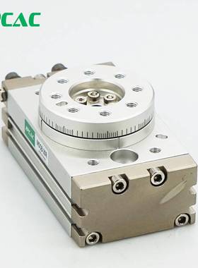 摆台气缸MSQB-10A/20A/30A/50A/70A/100A/200A/R 180度旋转气缸90