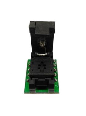 HMILU厂家qfnN测试座DFs8-0.5翻盖探针2×mmBZX2won8烧录编程座