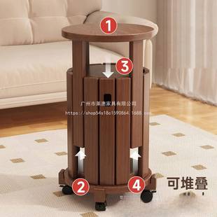 厅澳实木凳子可凳叠放家用板收TWE纳组合叠叠凳莱餐小凳子客人备