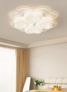 奶油风主卧吸22258室顶灯浪漫护眼间客厅吊具现代简约大灯房气202