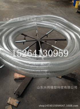 PV透C明防静电钢丝管1寸1.2寸2-5896.5寸PVC输水钢输油防静电丝1