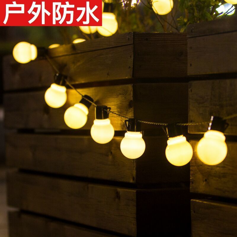 户外防水LED彩灯串灯露台