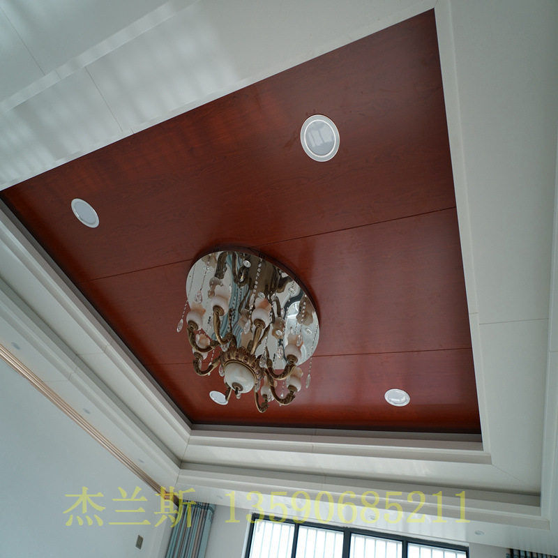 古塔建筑枫木复古铝窗花 镂空铝单板  厂家报价 豪华别墅吊顶铝板