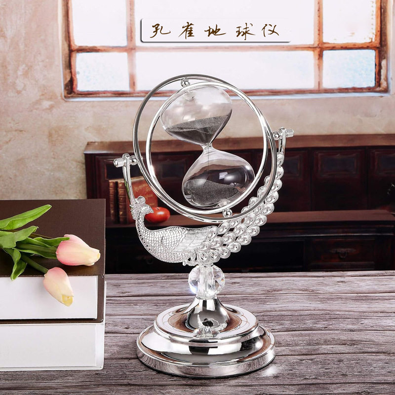 锌合金电镀沙漏计时器30/60分