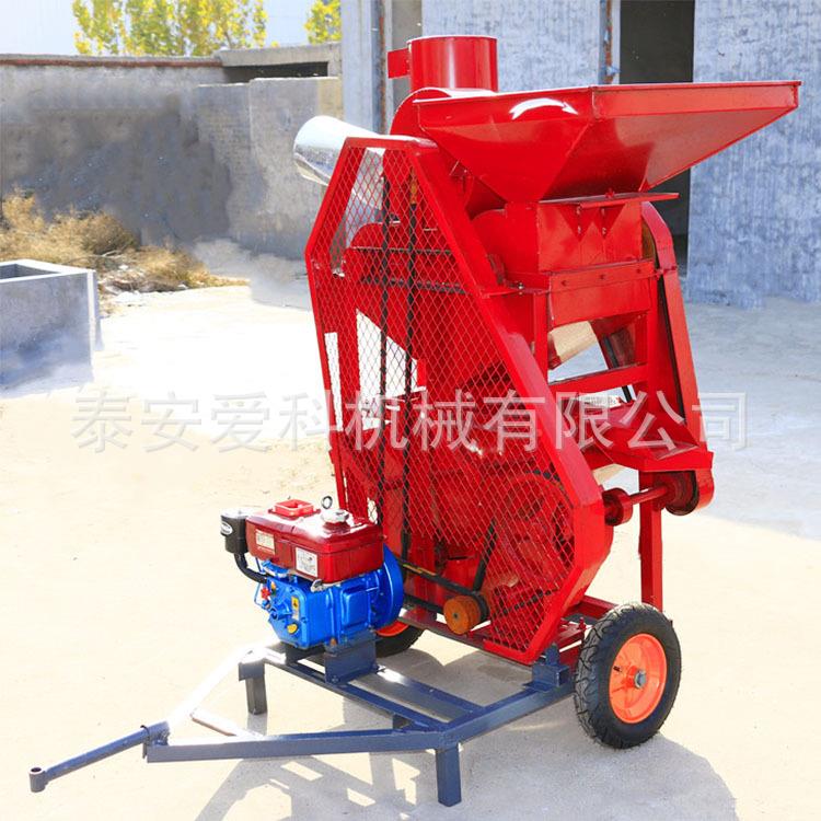 家用榨油坊柴两用花生脱壳机二次抽风干净剥壳KQL机动可以电自上