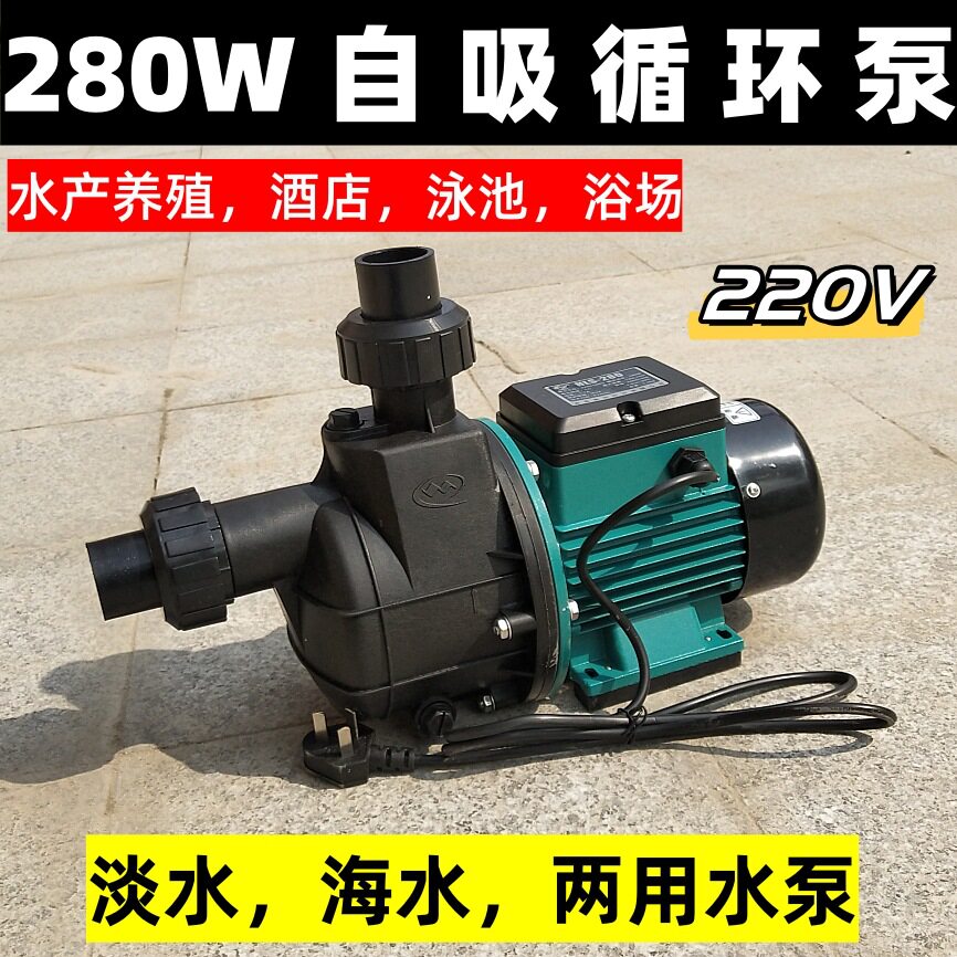 220V自吸循环过滤抽排水泵