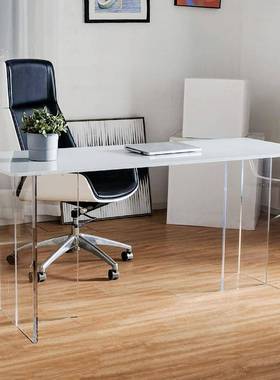 亚克力桌腿角定制透明撑桌脚餐桌支架桌茶几岩KNR板书支腿悬浮桌