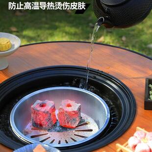 原始人围炉煮茶桌烤火ATY26围炉套装室内烤炉家用炭烧烤架户烧外