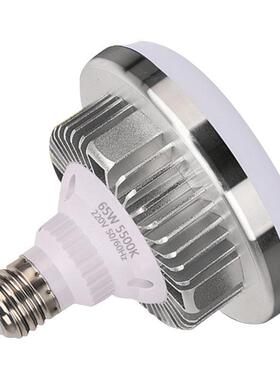 专业LED766885手W摄影灯泡550K冷白光AP遥控调光柔光P箱影棚可机0