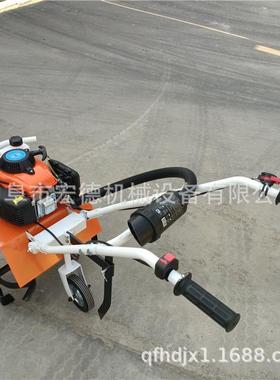 两冲程机手推式草锄土草机便携式汽MOL油松大棚用垄间除机