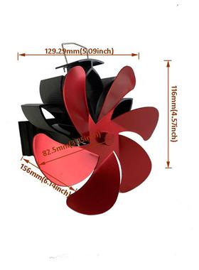 LT405莲花炉壁挂（卡箍款）6叶165货源AFV启热动自力扇壁风风机