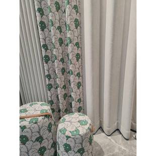 雪尼型尔奶油色卧小恐龙室品窗帘成加479厚2025新款 高温定高档成