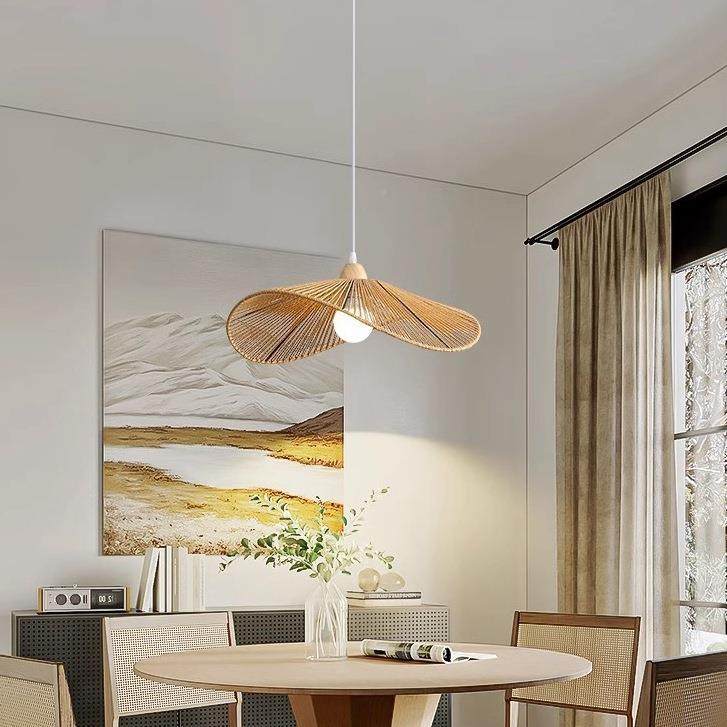 编藤8160餐灯麻绳厅艺术复古草灯卧室灯茶室书房个性创意吧台帽灯,家装灯饰光源,智能吊灯,淘宝优惠券,粉丝福利购,淘宝优惠卷