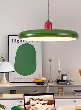 亮光灯谱法式奶油风飞碟餐全厅复古雅简约网红饭厅岛89233台吧台