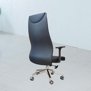 约电脑a 00035简椅职员工公椅皮质会转椅升办降可调节人体工学老