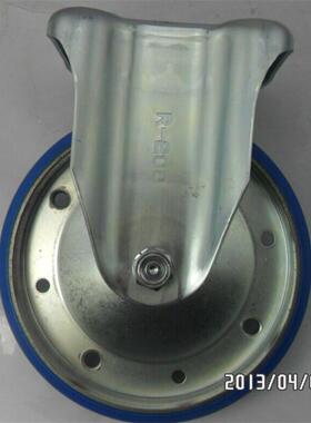 5008色1-T3-VU蓝铁芯聚氨酯活动轮内孔5008-1-T20MM-安装高度250