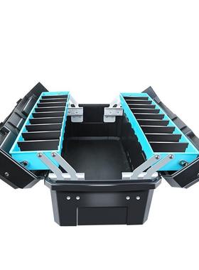 SHEF120大IEL/钢盾G02402020寸号三层F折叠工具箱D电工箱